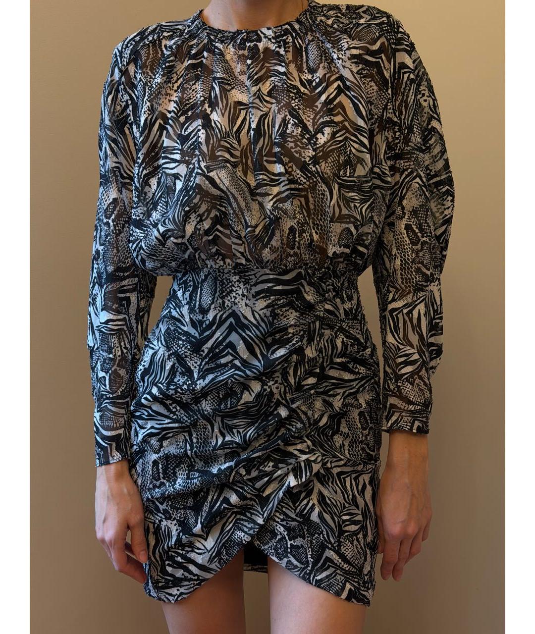 IRO Черное полиэстеровое коктейльное платье, фото 5