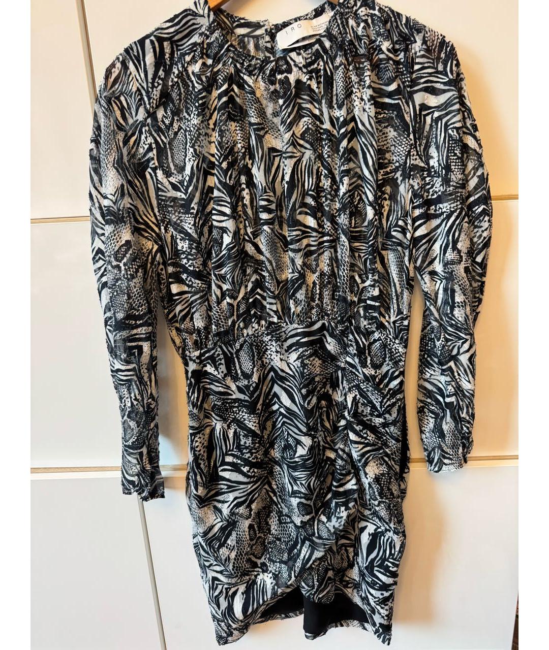 IRO Черное полиэстеровое коктейльное платье, фото 6