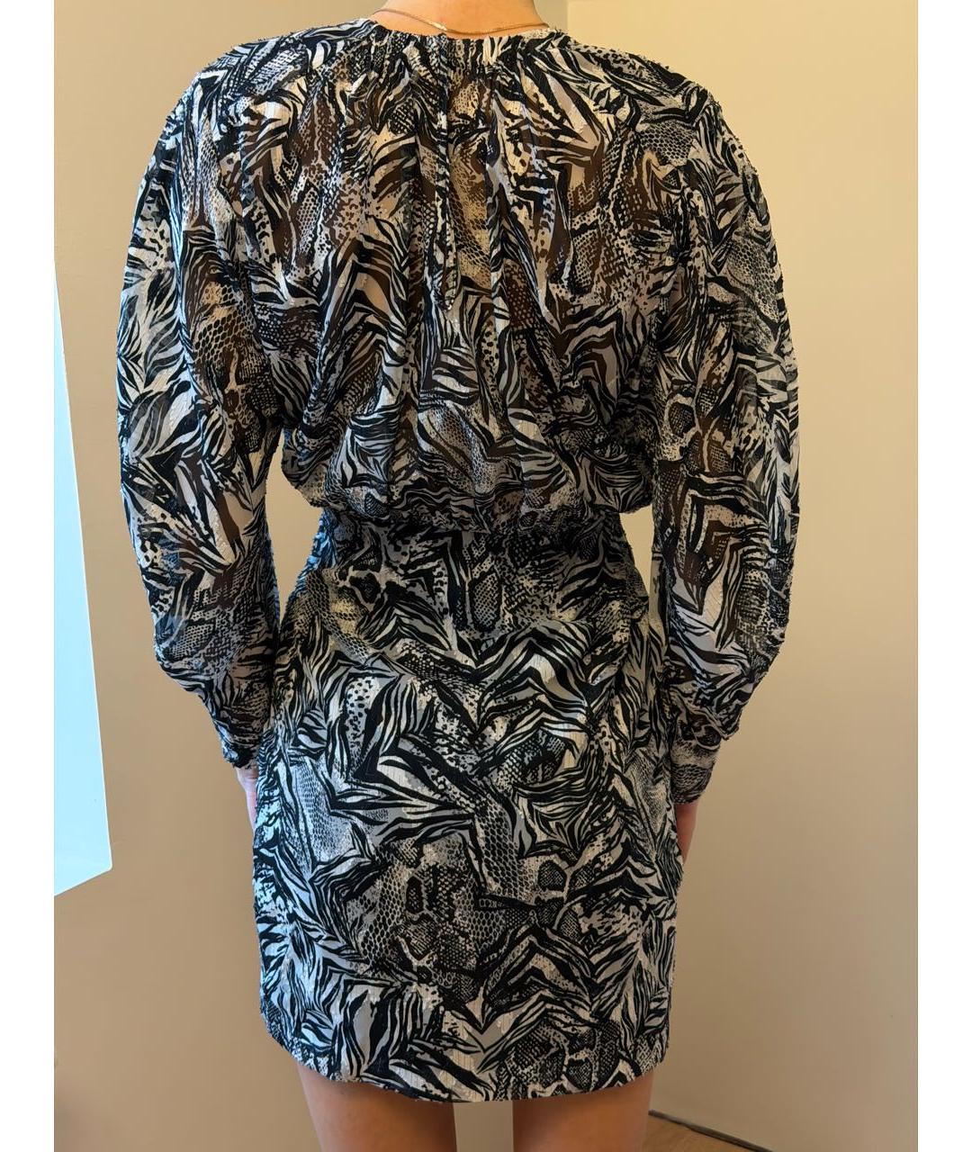 IRO Черное полиэстеровое коктейльное платье, фото 2