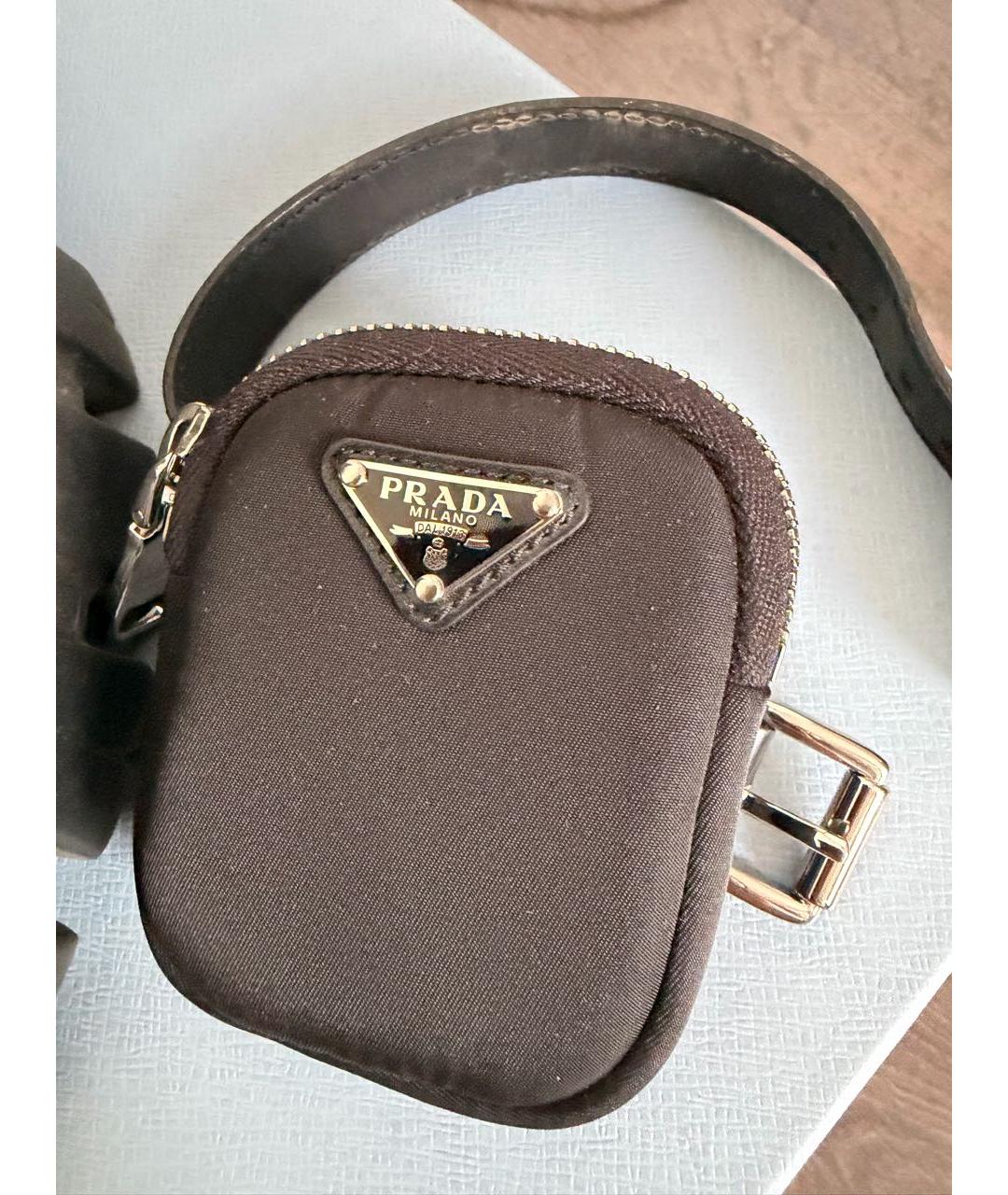 PRADA Черные текстильные ботинки, фото 6