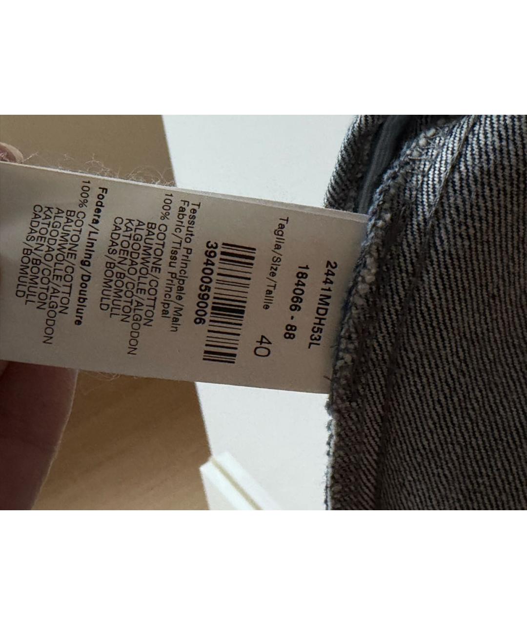 MSGM Темно-синяя деним куртка, фото 4