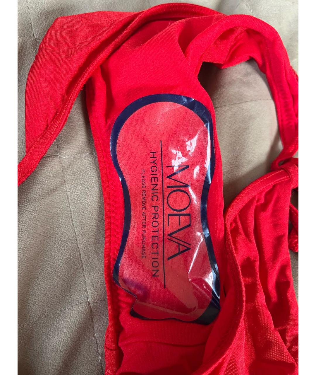 MOEVA Красный полиэстеровый купальник, фото 7