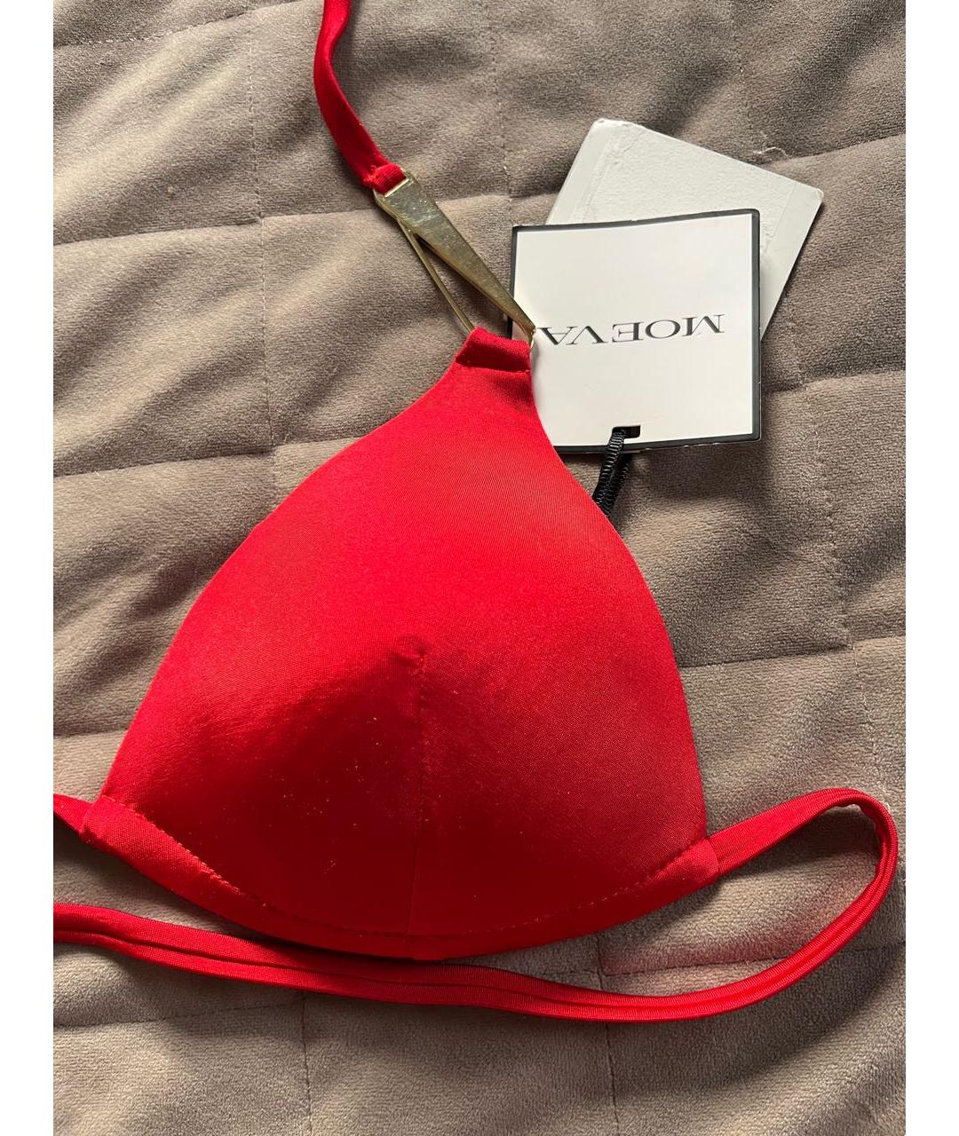 MOEVA Красный полиэстеровый купальник, фото 3