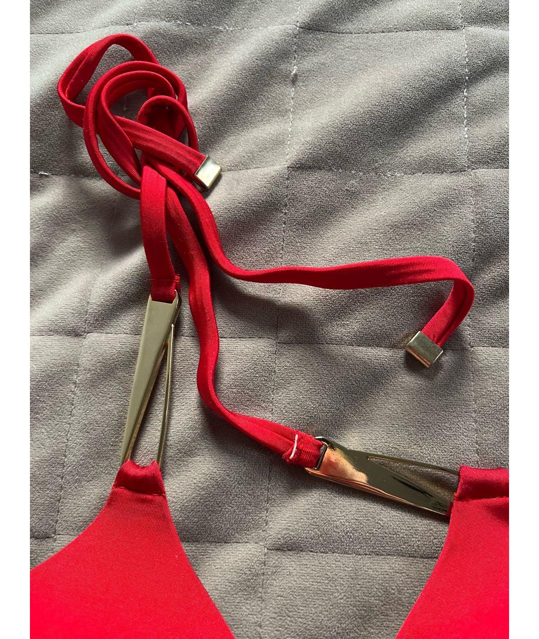 MOEVA Красный полиэстеровый купальник, фото 5