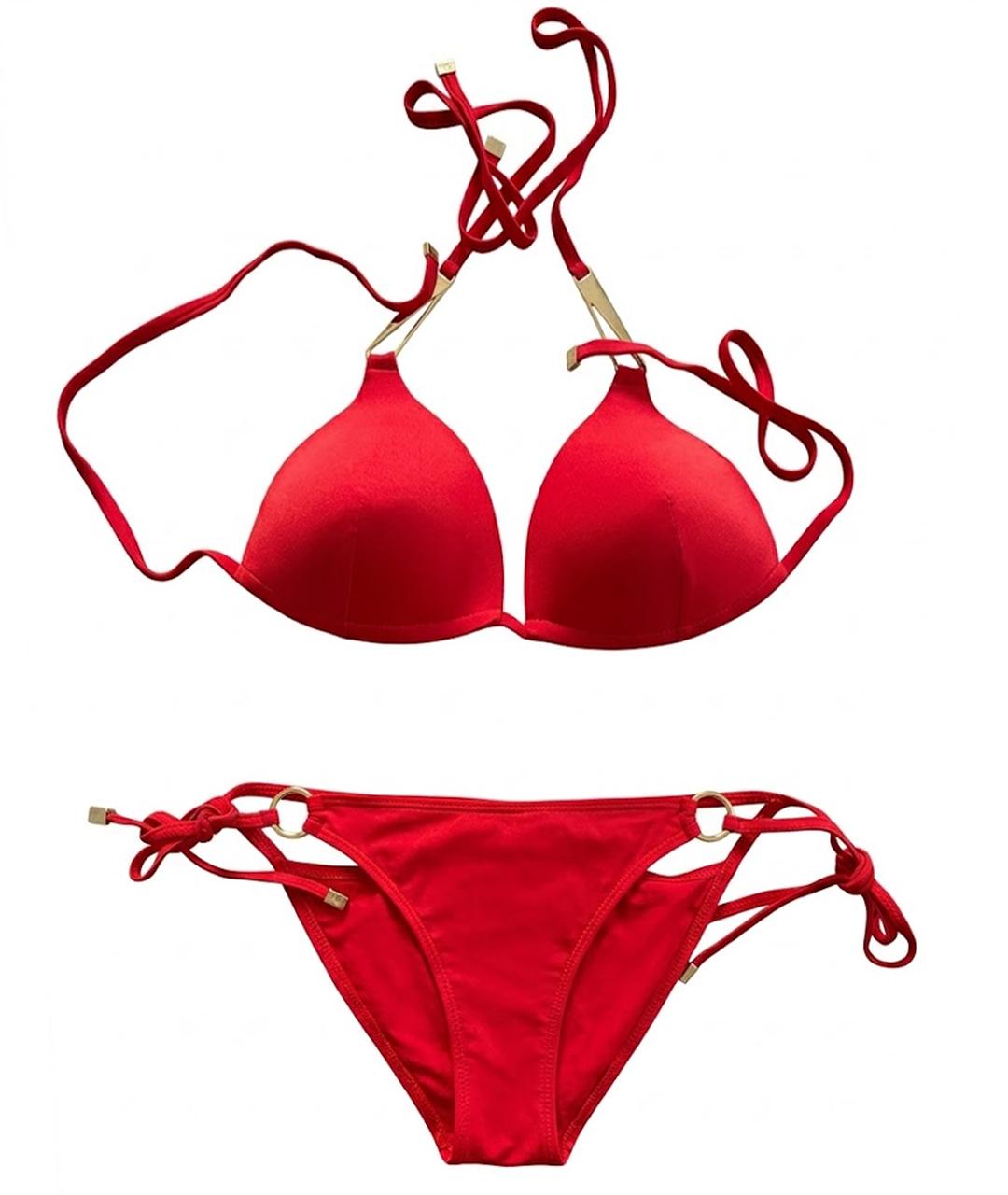 MOEVA Красный полиэстеровый купальник, фото 1