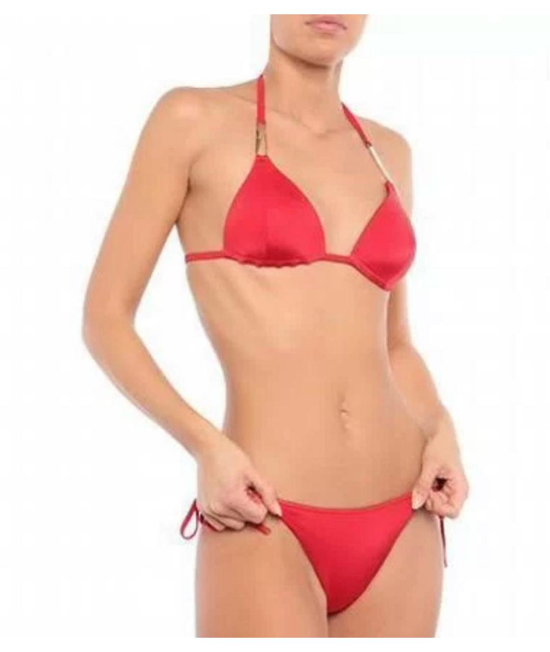 MOEVA Красный полиэстеровый купальник, фото 2