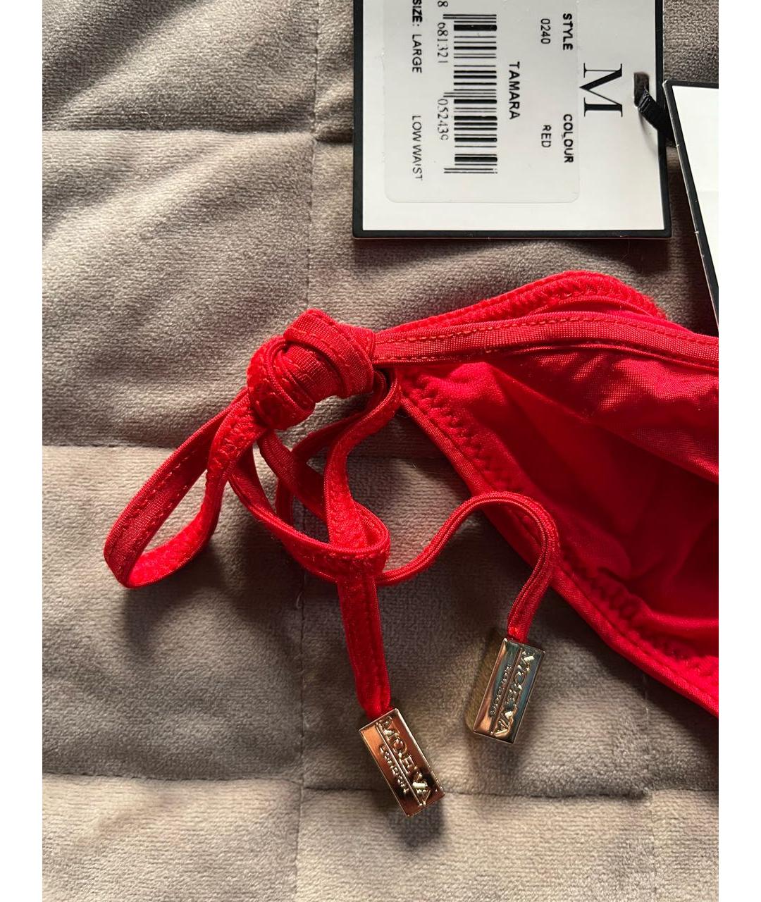 MOEVA Красный полиэстеровый купальник, фото 4