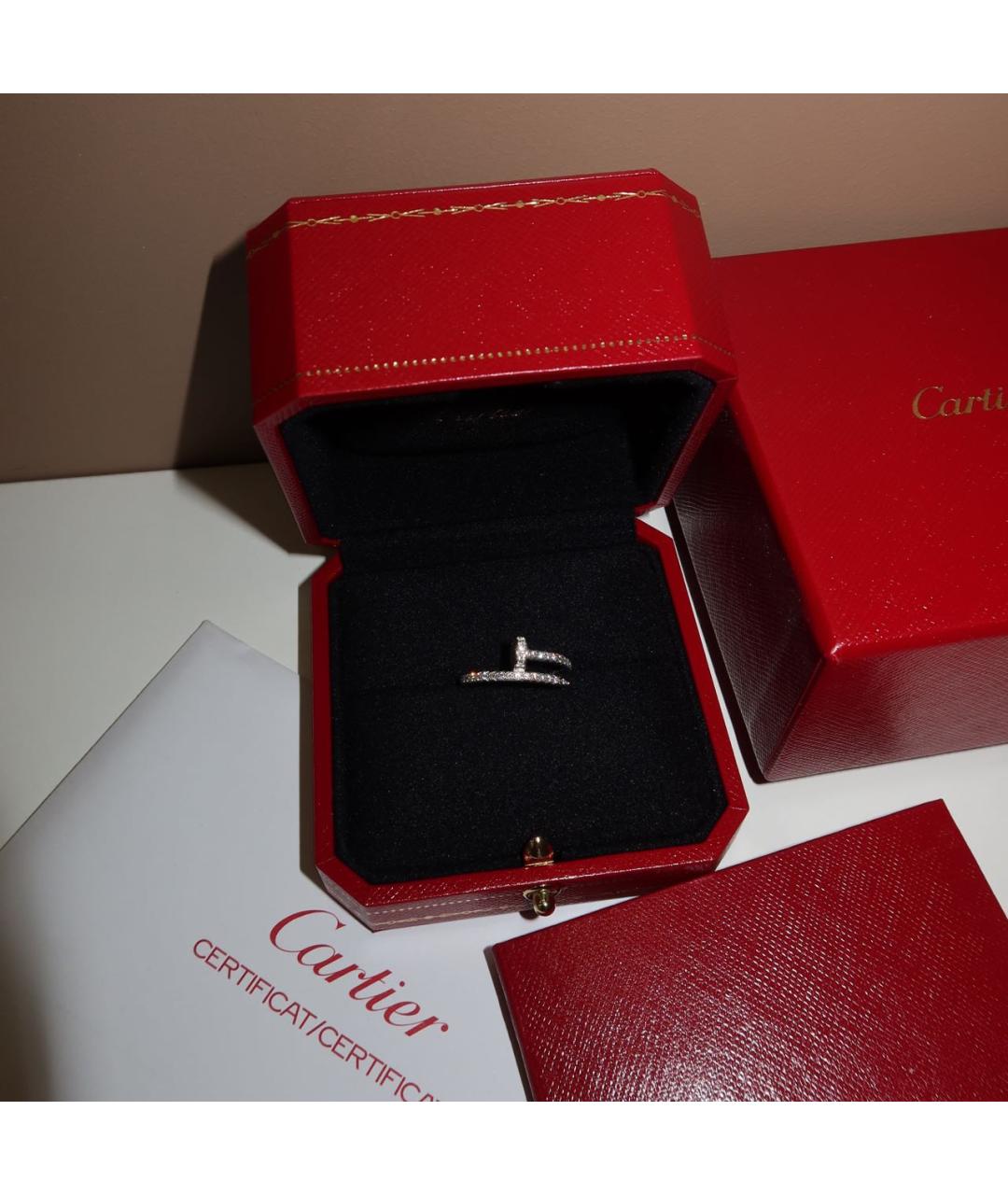 CARTIER Белое кольцо из белого золота, фото 5