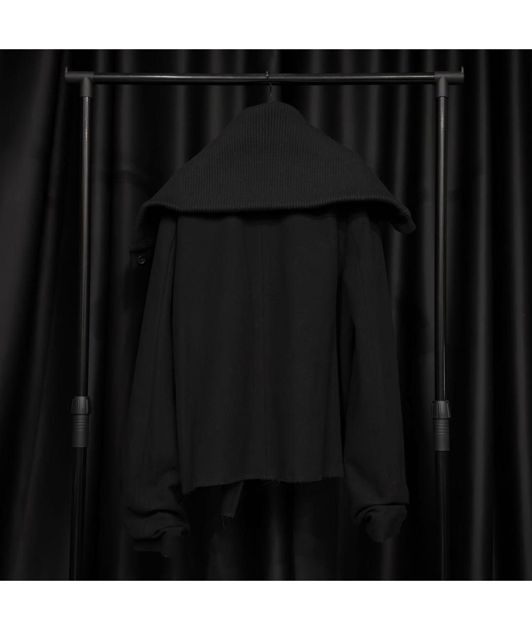 MAISON MARGIELA Черное шерстяное пальто, фото 6