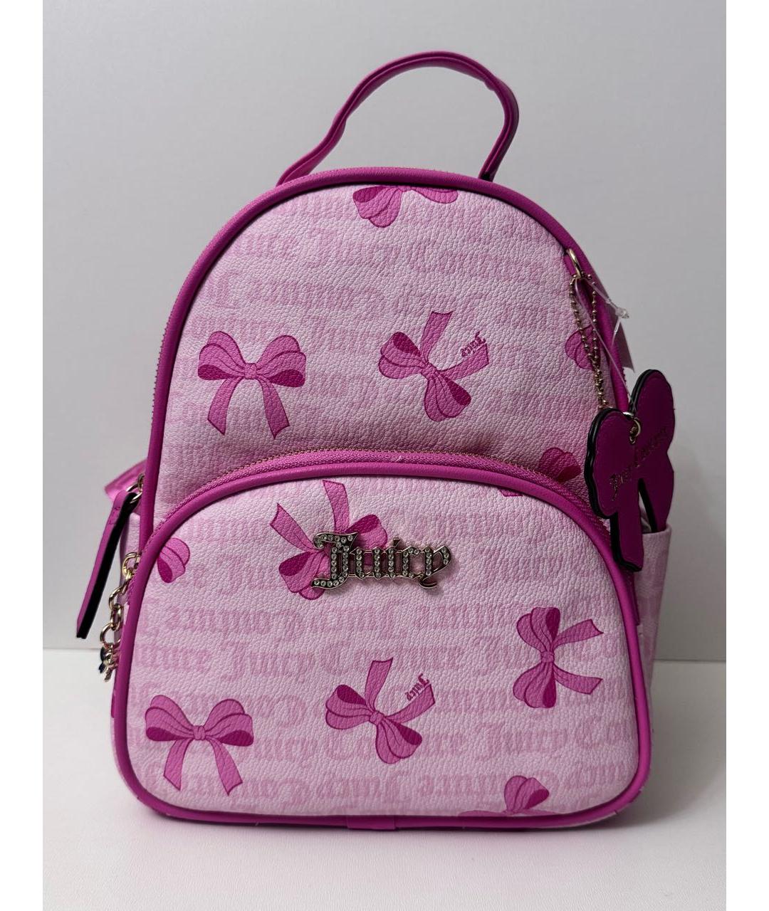 JUICY COUTURE Розовый рюкзак, фото 5