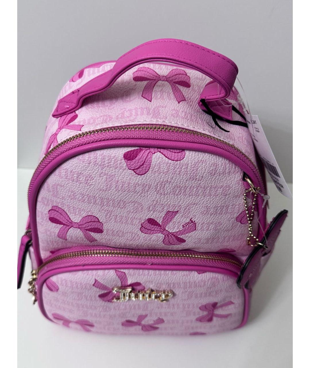 JUICY COUTURE Розовый рюкзак, фото 4