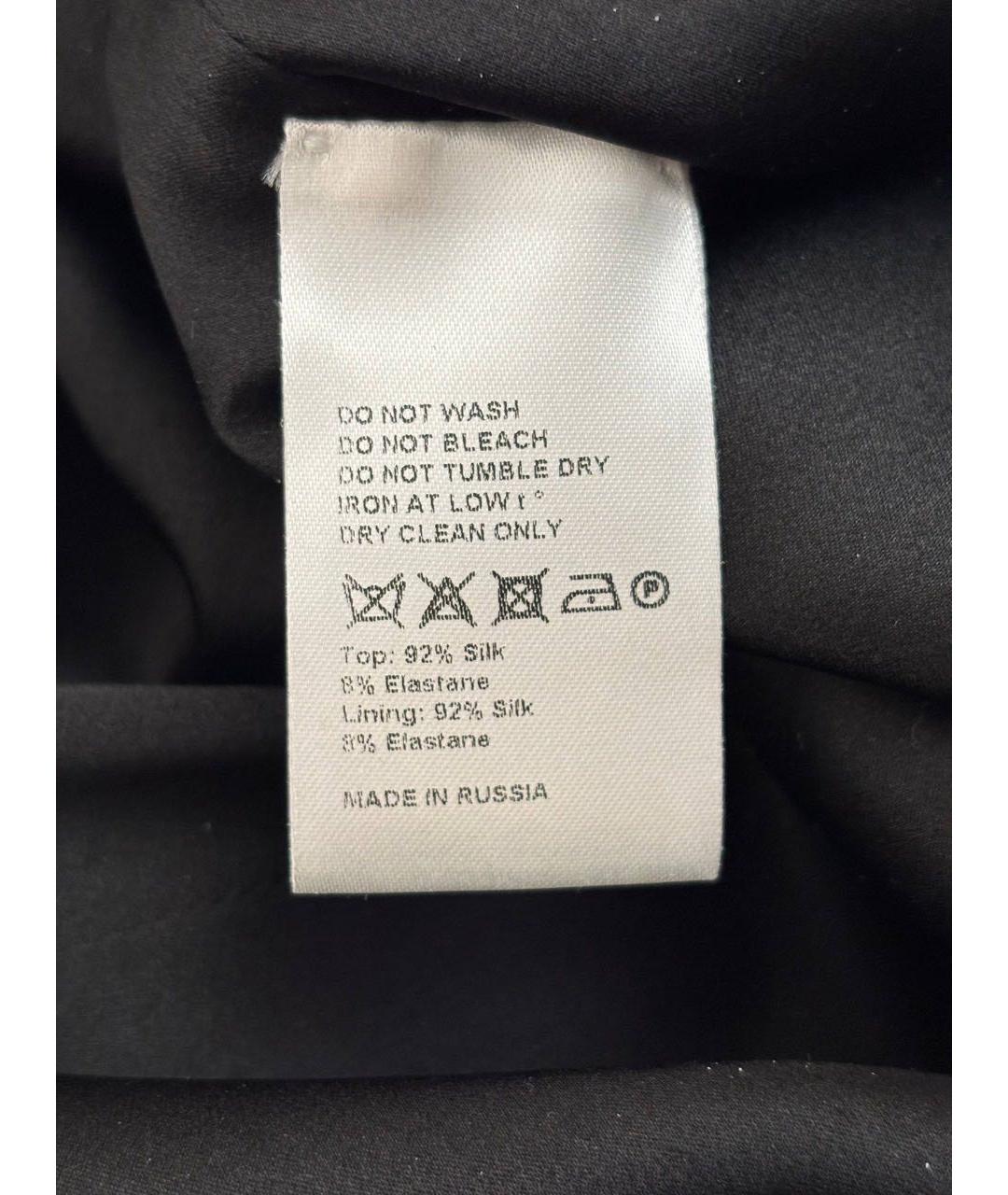ALEXANDER TEREKHOV Черный шелковый комбинезон, фото 5
