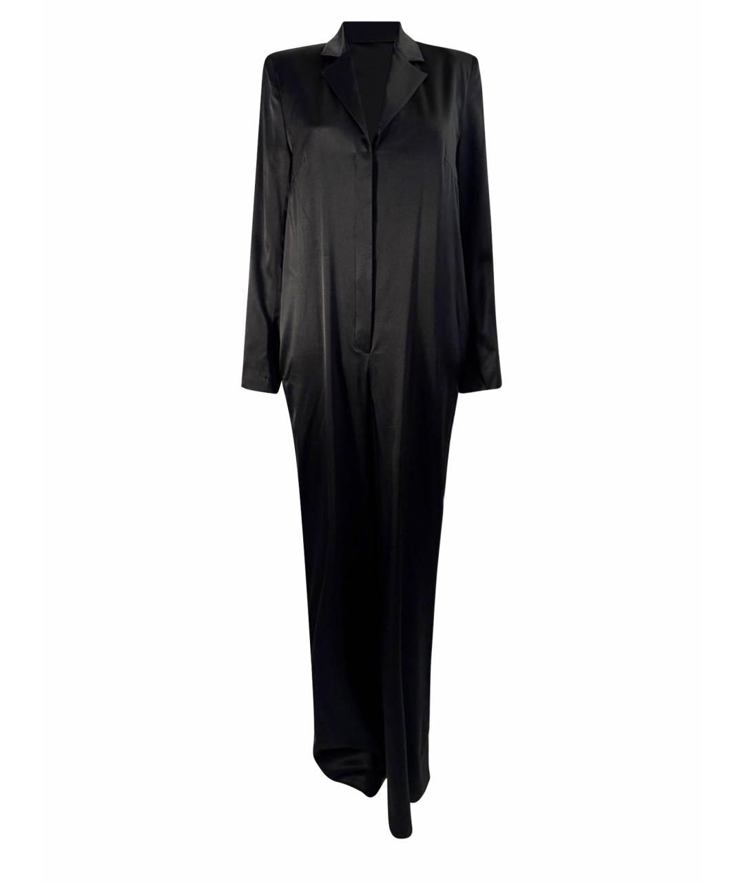 ALEXANDER TEREKHOV Черный шелковый комбинезон, фото 1