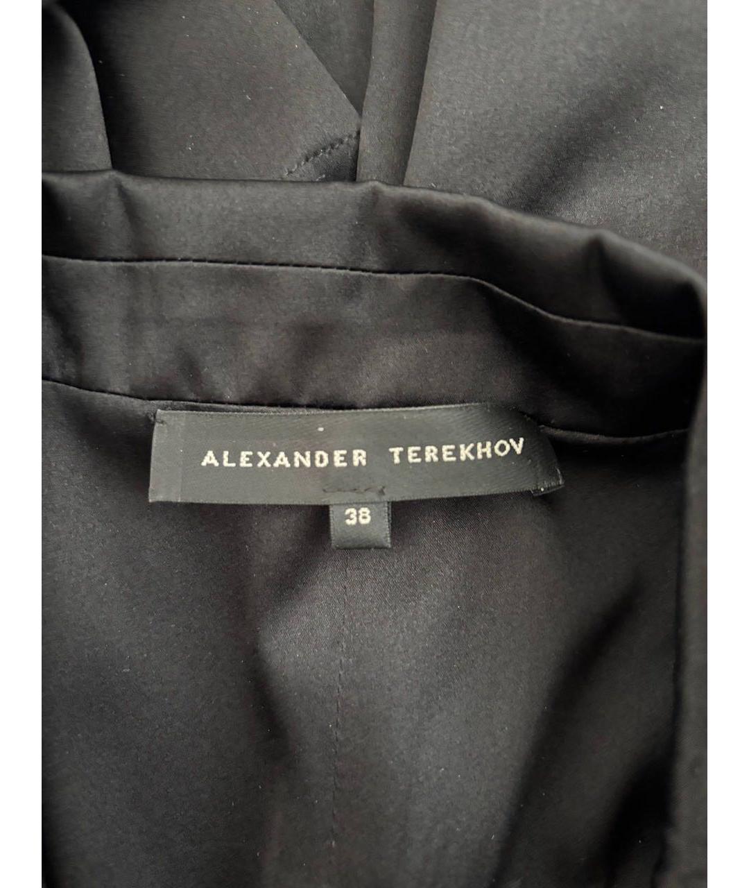 ALEXANDER TEREKHOV Черный шелковый комбинезон, фото 4