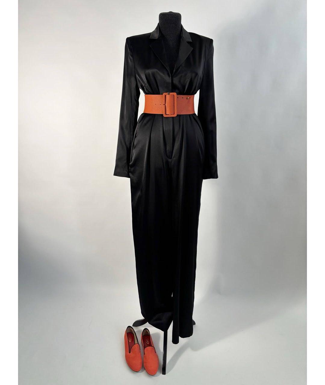 ALEXANDER TEREKHOV Черный шелковый комбинезон, фото 6