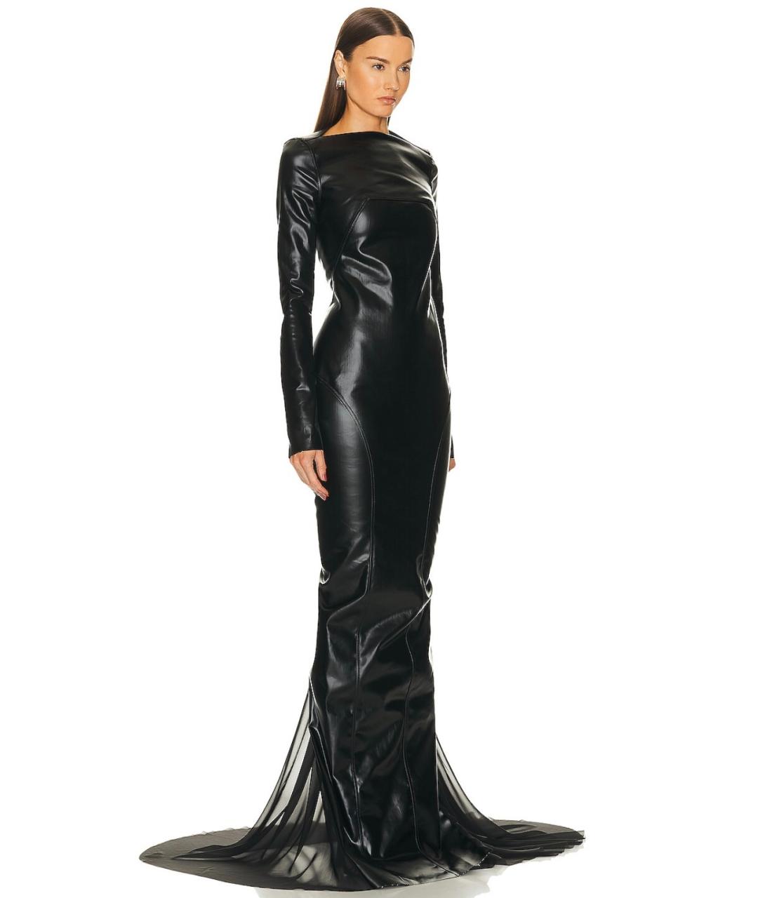 RICK OWENS Черное вечернее платье, фото 7