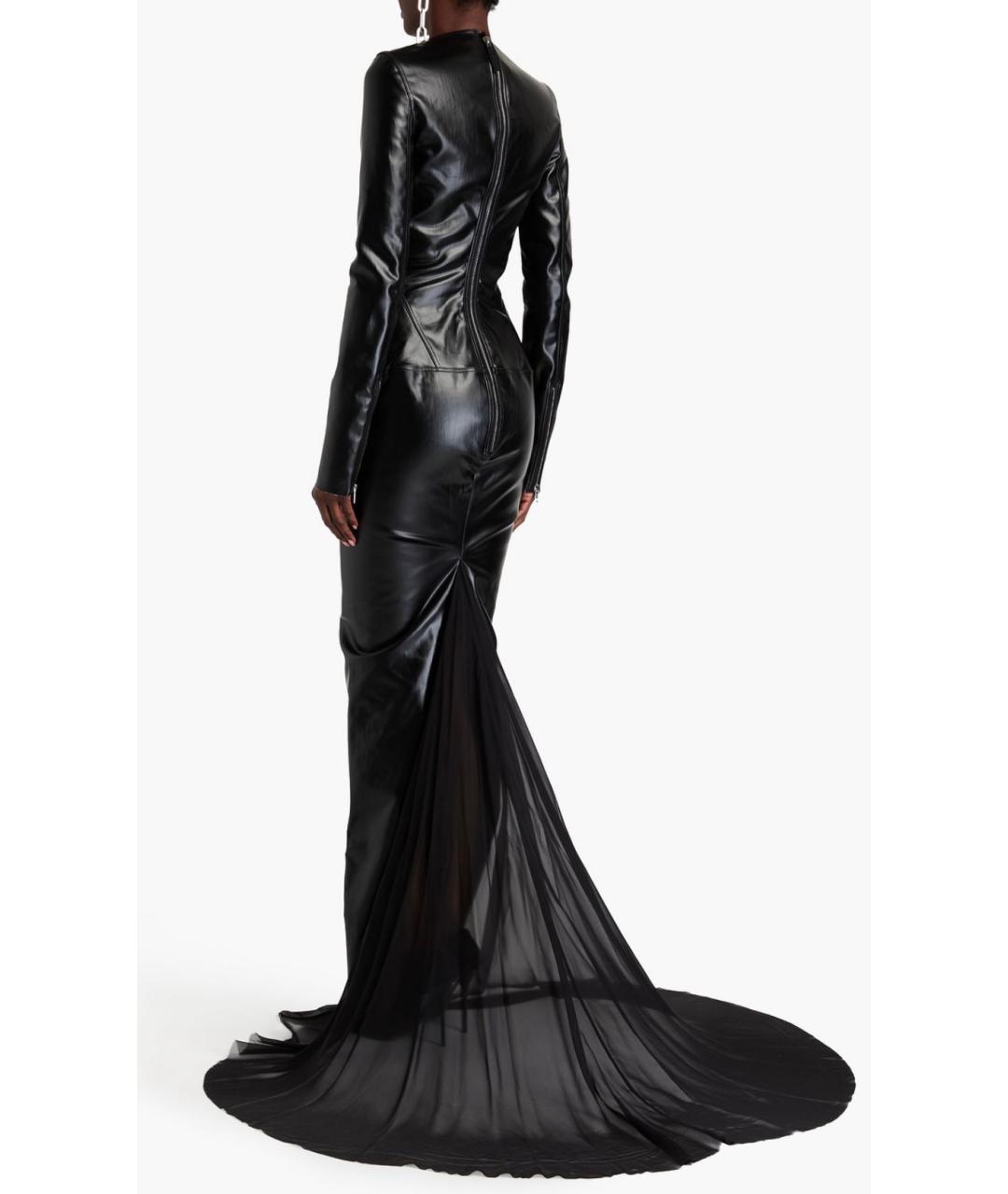 RICK OWENS Черное вечернее платье, фото 3