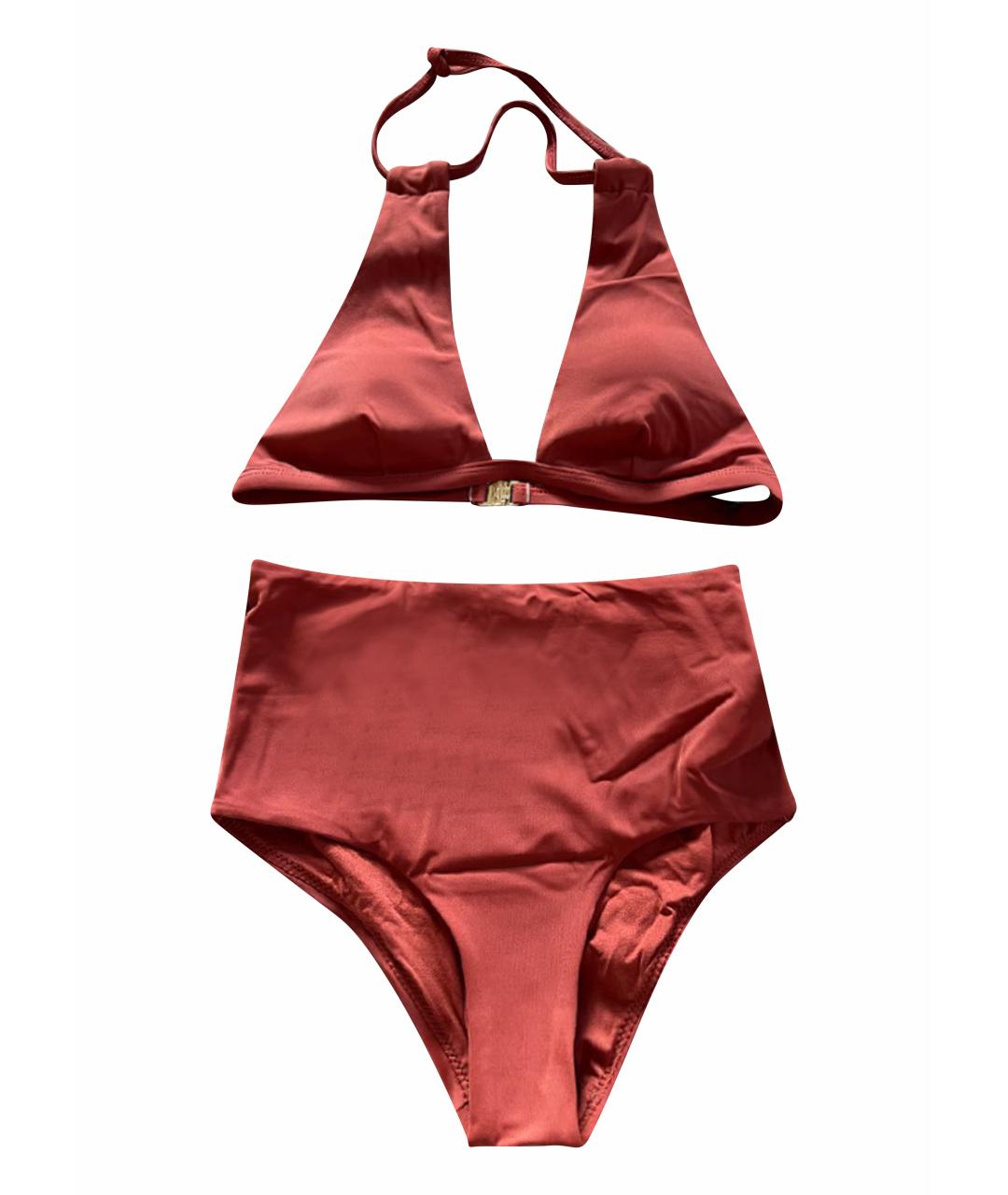 MOEVA Коричневый полиэстеровый купальник, фото 1