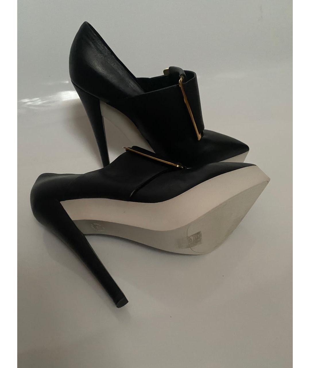 STELLA MCCARTNEY Черные кожаные туфли, фото 4