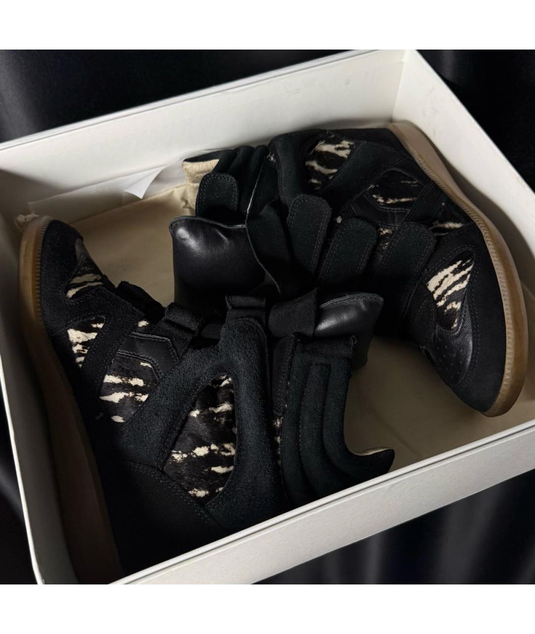 ISABEL MARANT Черные замшевые ботинки, фото 3