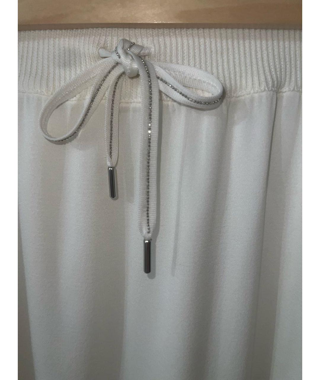 FABIANA FILIPPI Белая шелковая юбка макси, фото 5