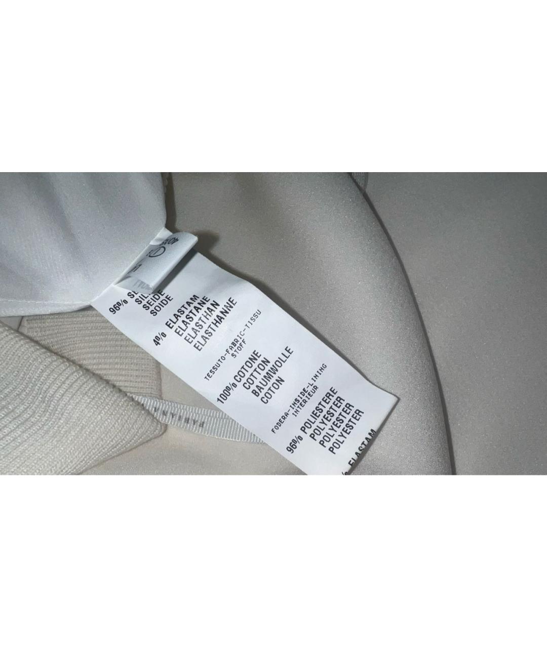 FABIANA FILIPPI Белая шелковая юбка макси, фото 6