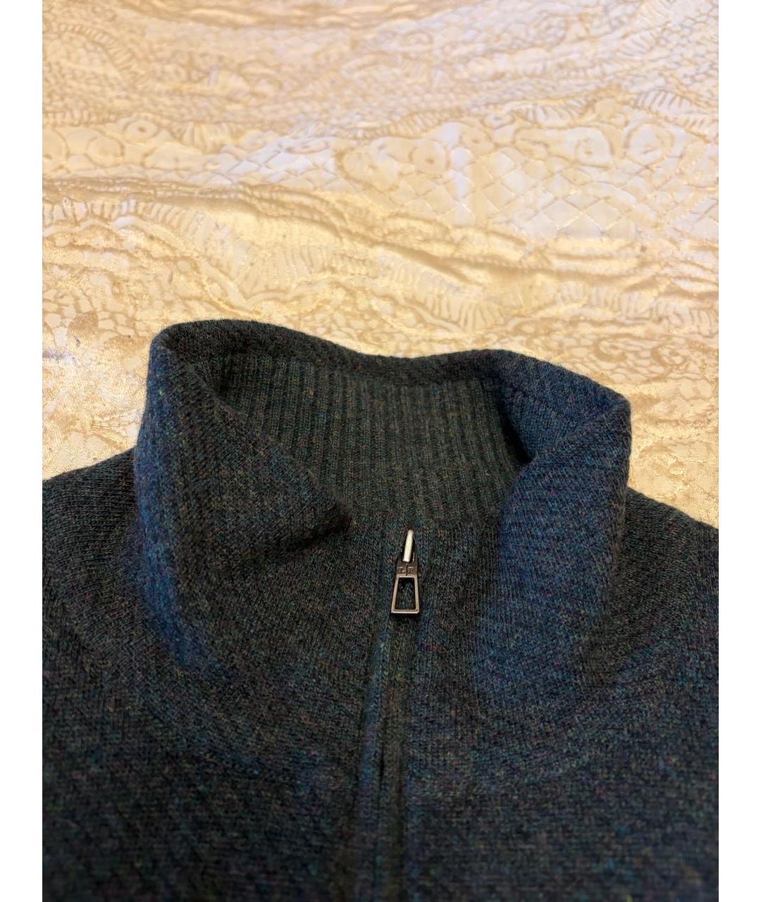 LORO PIANA Зеленый кашемировый джемпер / свитер, фото 3