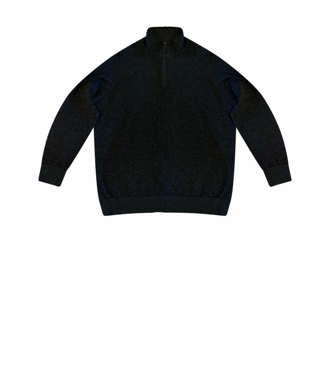 LORO PIANA Зеленый кашемировый джемпер / свитер, фото 1