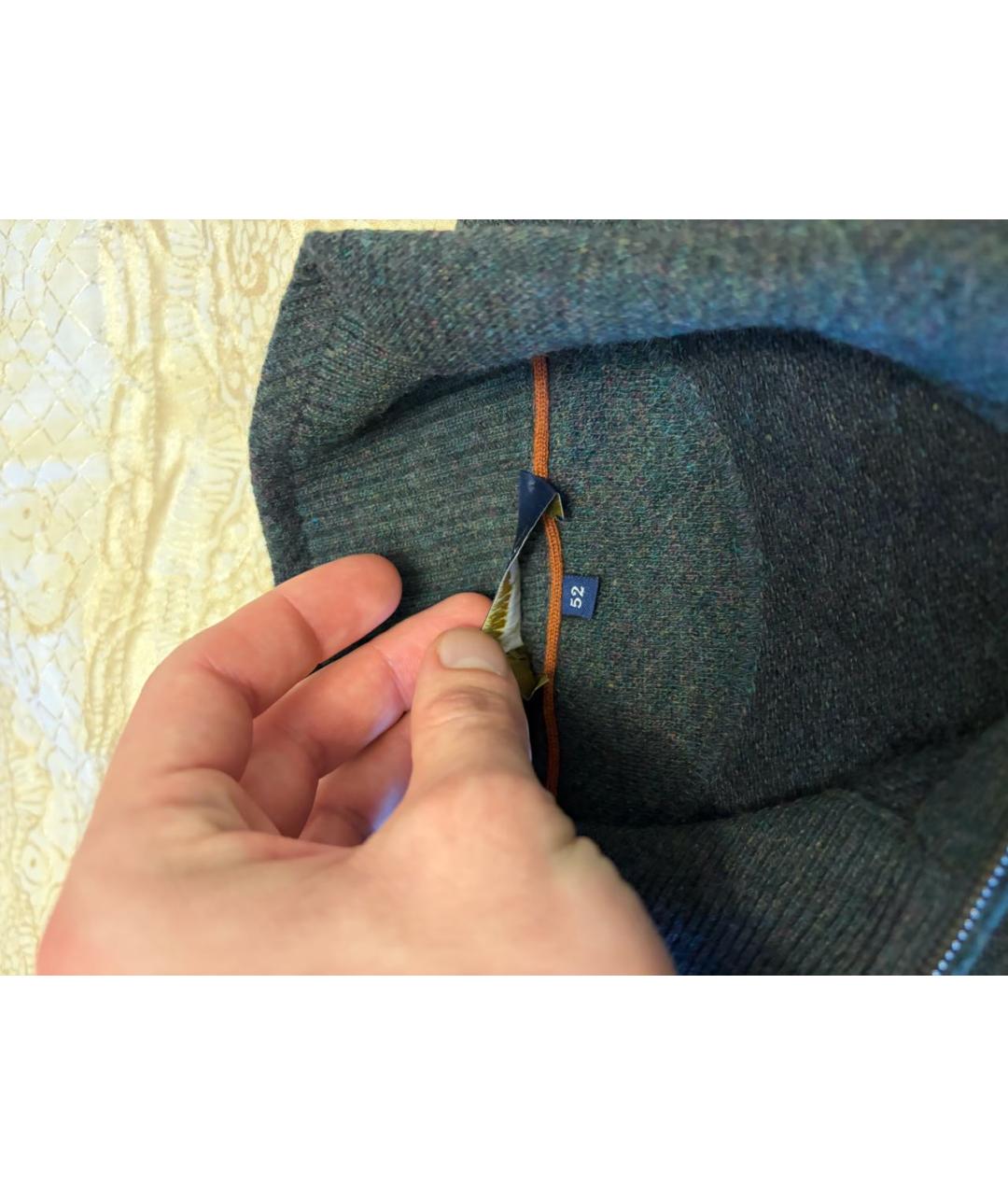 LORO PIANA Зеленый кашемировый джемпер / свитер, фото 5