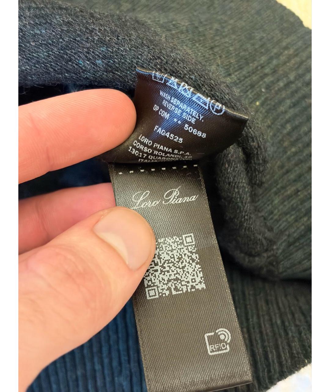 LORO PIANA Зеленый кашемировый джемпер / свитер, фото 7