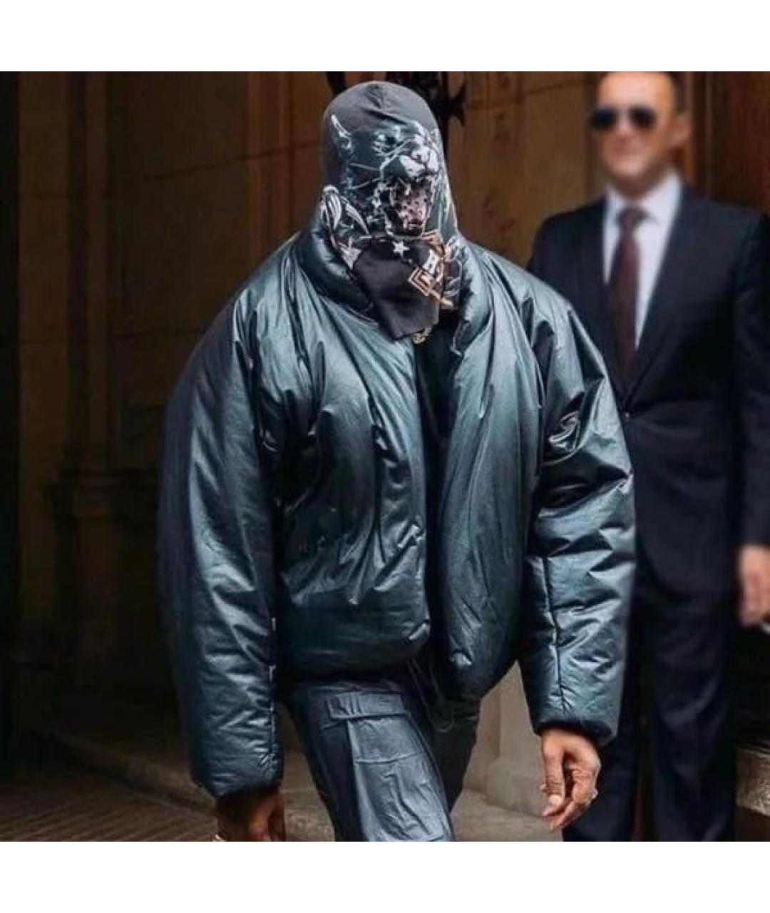 YEEZY Черная полиэстеровая куртка, фото 3