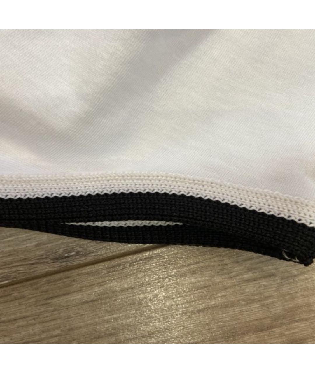 LOVE MOSCHINO Белая хлопковая майка, фото 4