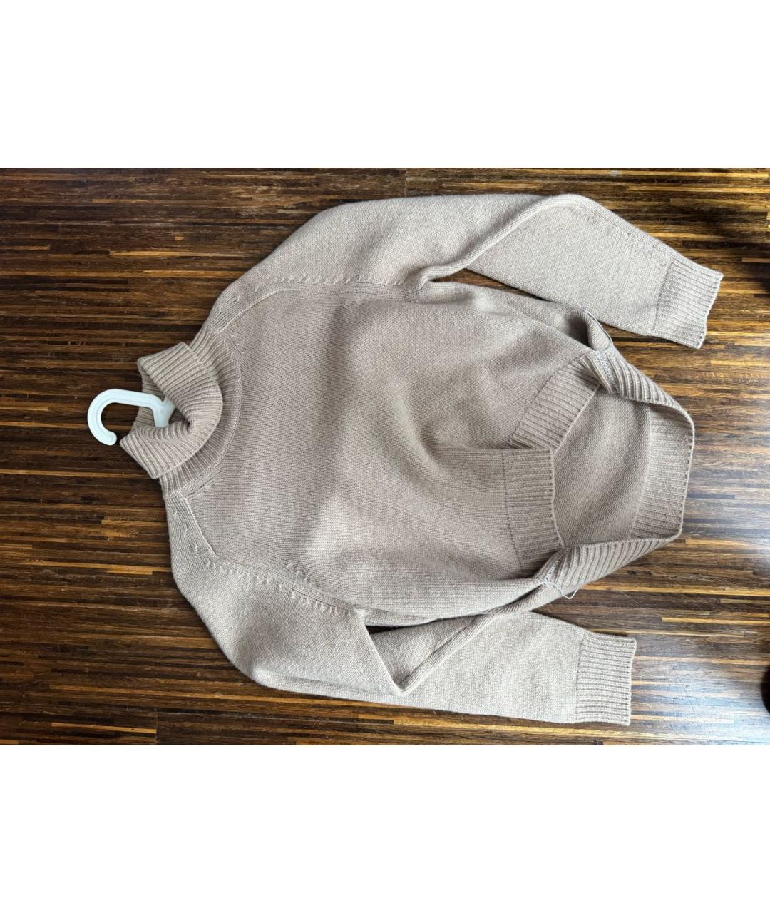 MAISON MARGIELA Бежевый шерстяной джемпер / свитер, фото 5