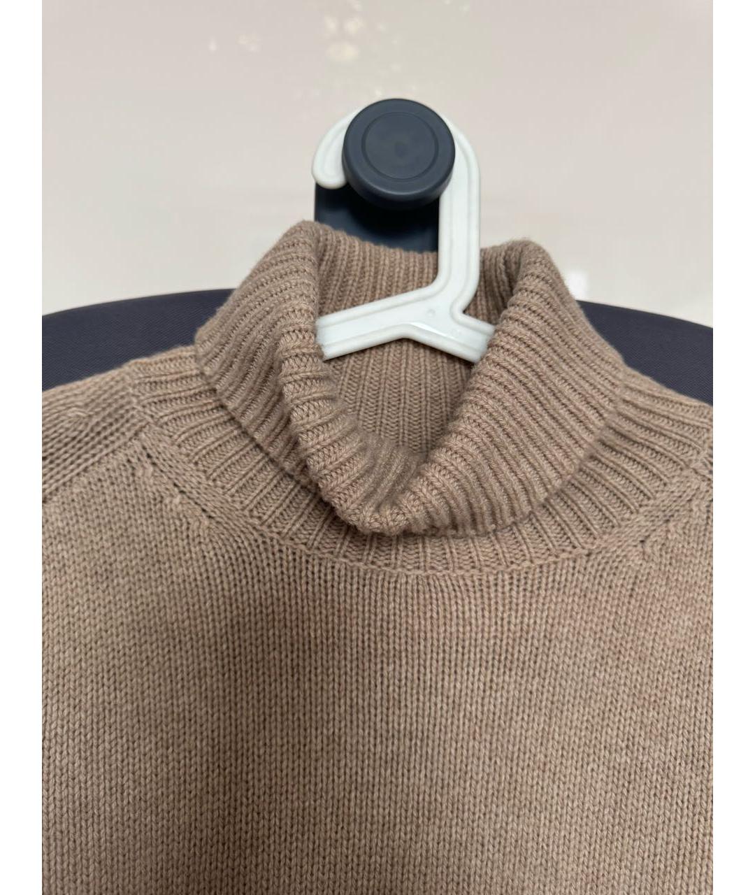 MAISON MARGIELA Бежевый шерстяной джемпер / свитер, фото 3