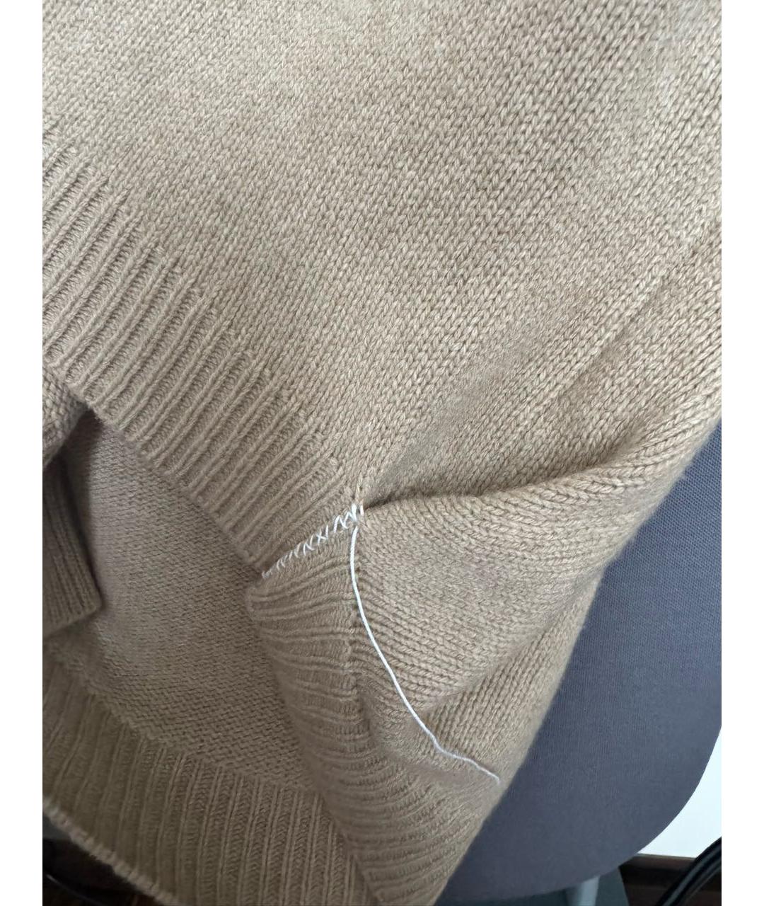MAISON MARGIELA Бежевый шерстяной джемпер / свитер, фото 7