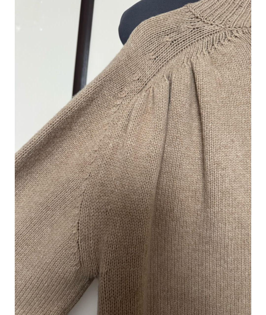 MAISON MARGIELA Бежевый шерстяной джемпер / свитер, фото 6