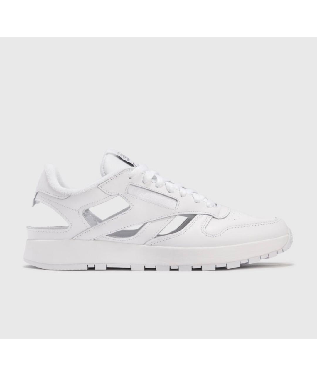 MAISON MARGIELA Белые кожаные кроссовки, фото 8