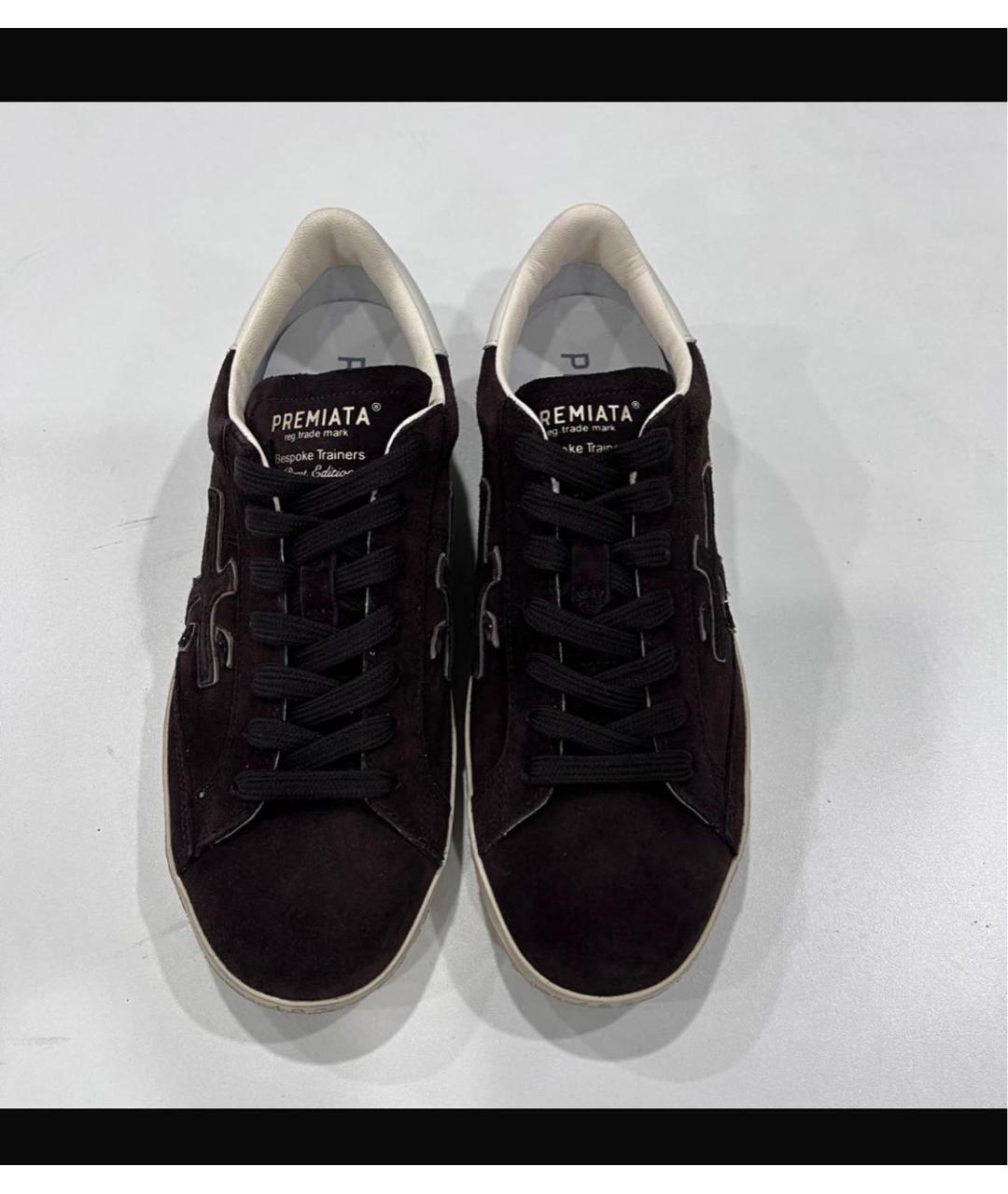 PREMIATA Черные замшевые кеды, фото 2