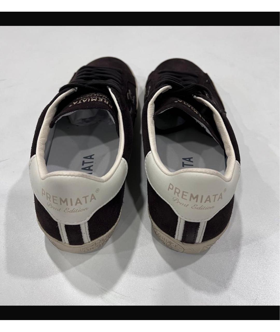 PREMIATA Черные замшевые кеды, фото 4