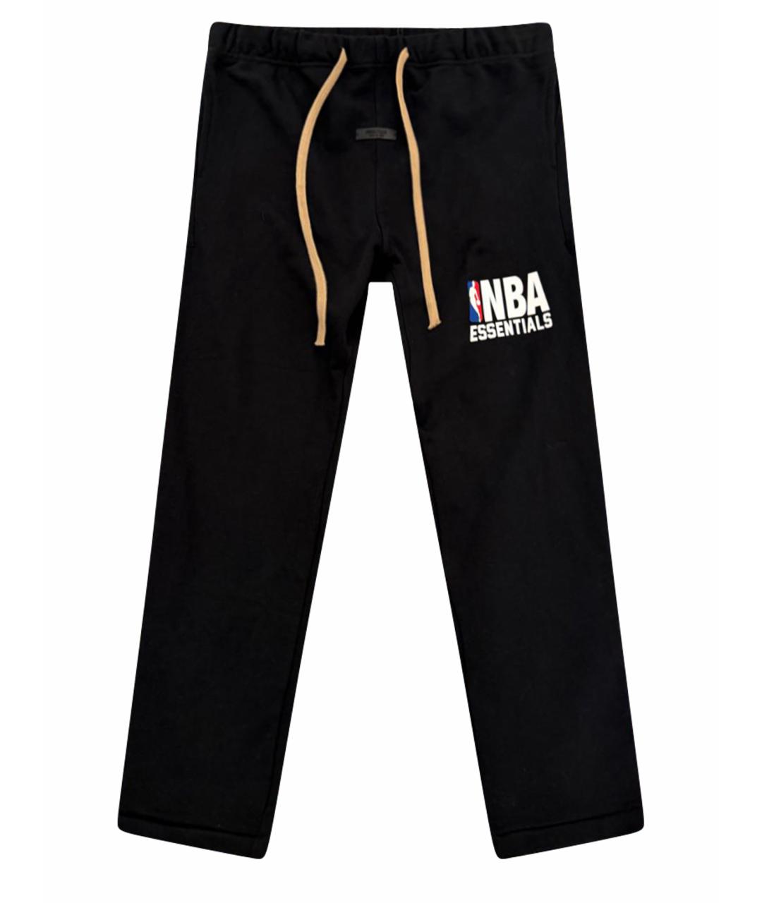 FEAR OF GOD ESSENTIALS Черные хлопковые повседневные брюки, фото 1