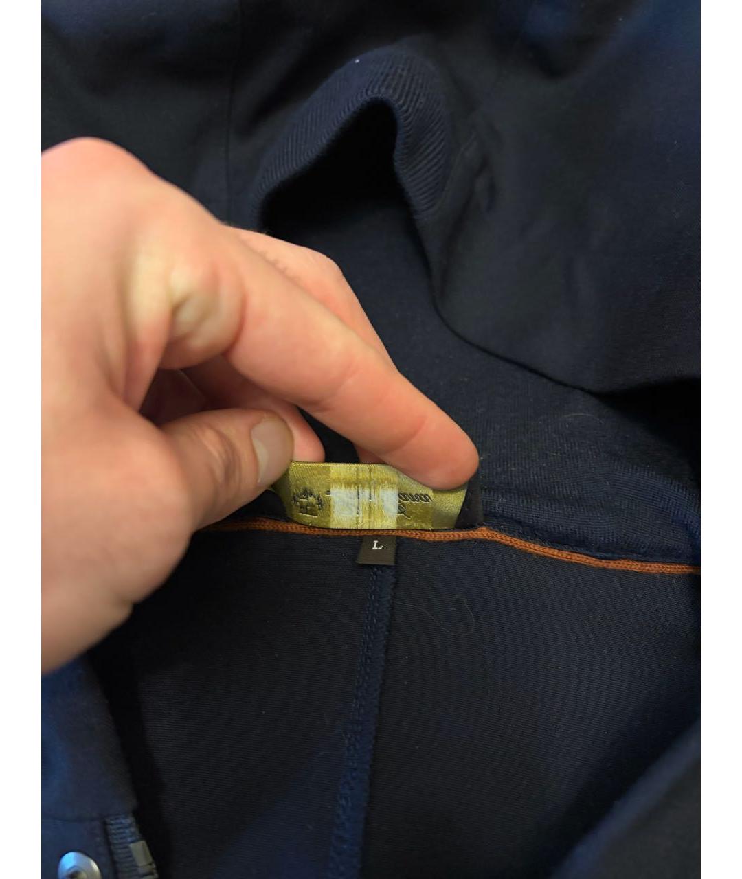 LORO PIANA Темно-синяя шерстяная куртка, фото 5