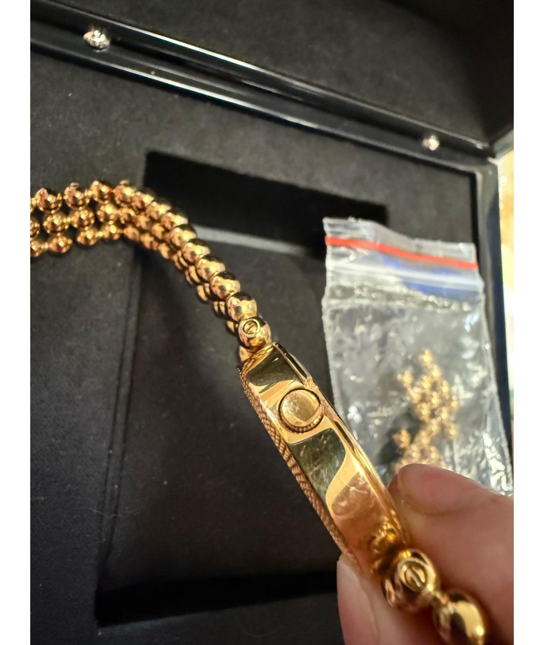 VERSACE Золотые часы, фото 3