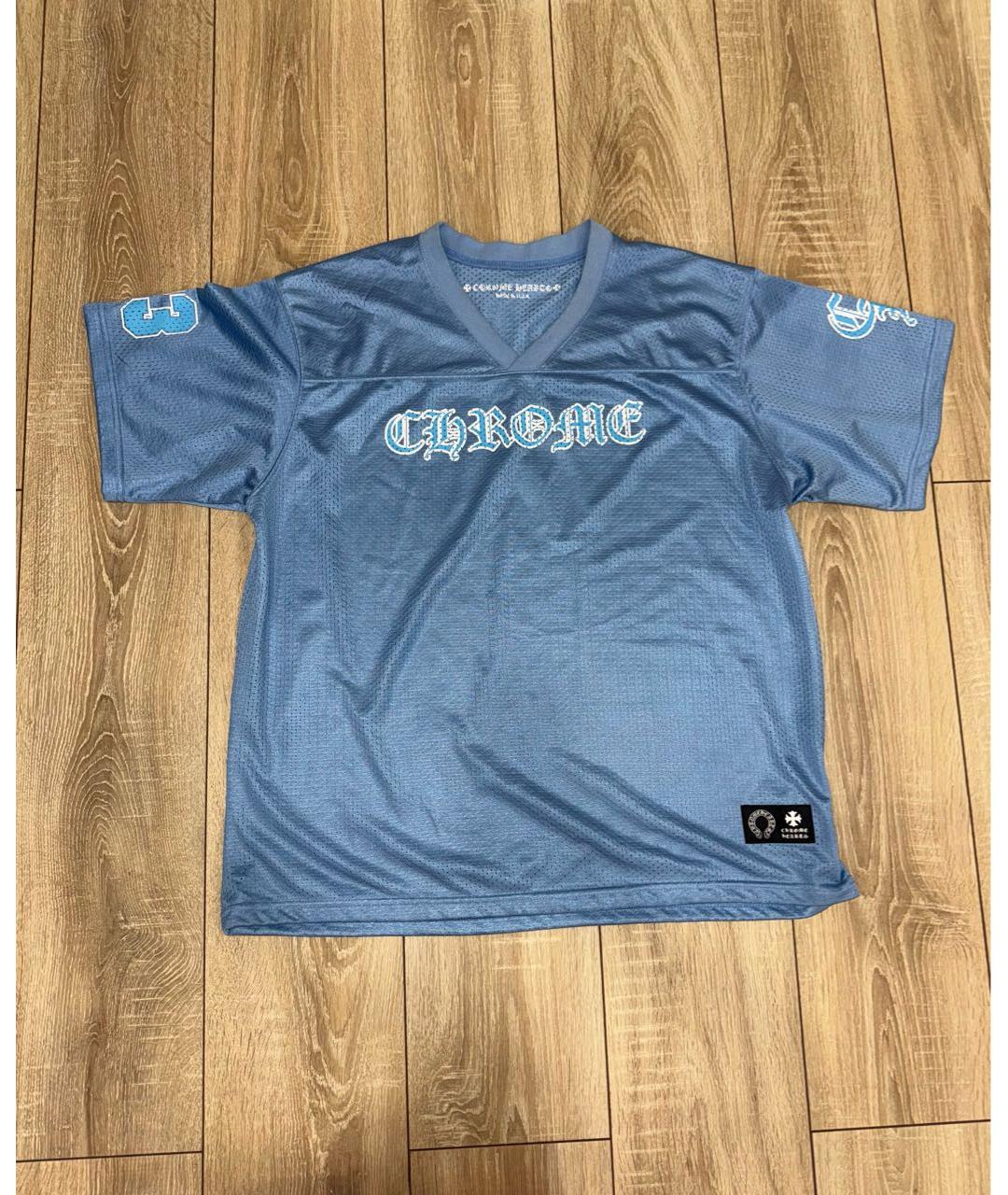 CHROME HEARTS Голубой повседневный костюм, фото 2