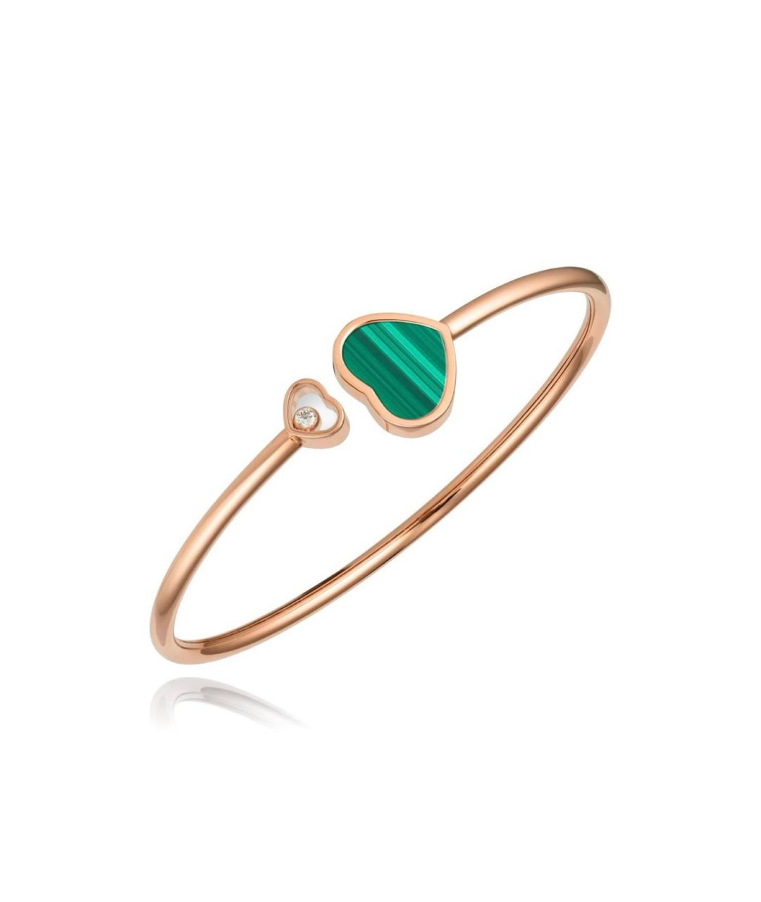 CHOPARD Зеленый браслет из желтого золота, фото 5