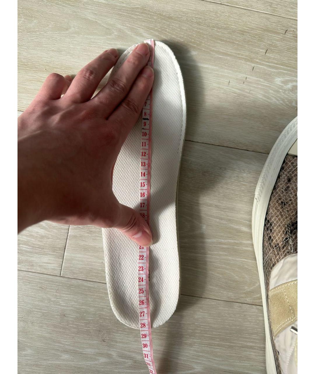 MAISON MARGIELA Белые низкие кроссовки / кеды, фото 7