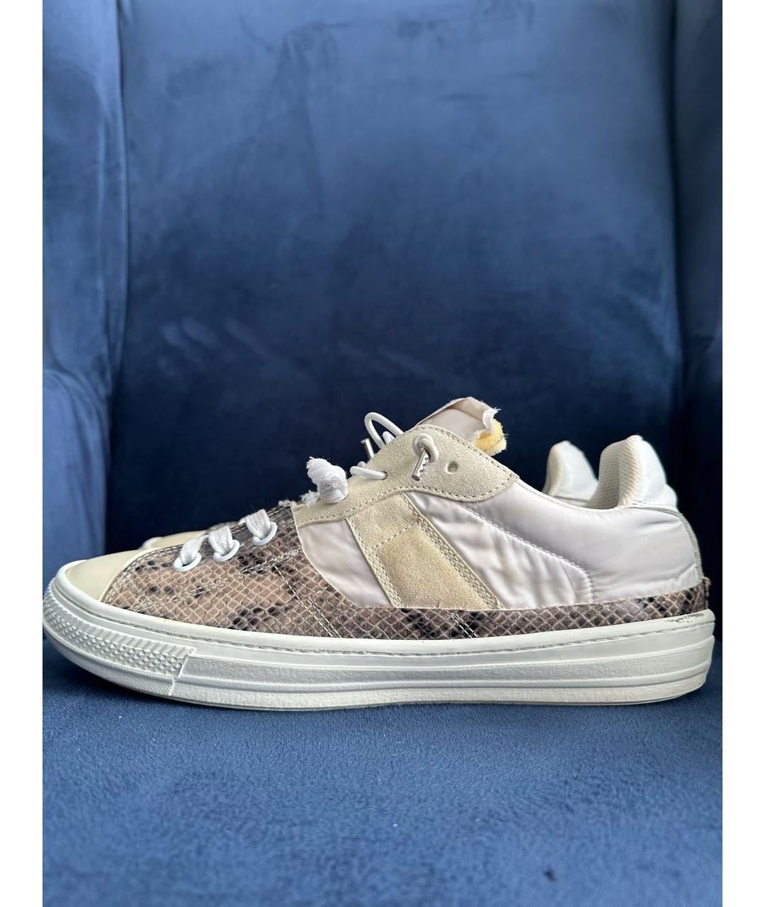 MAISON MARGIELA Белые низкие кроссовки / кеды, фото 6