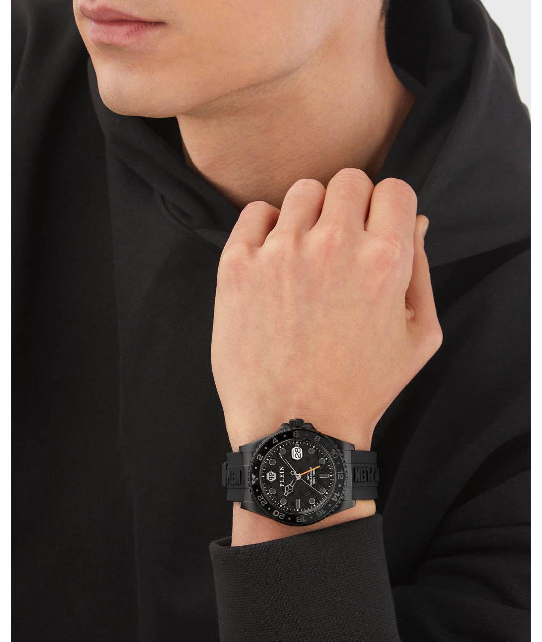 PHILIPP PLEIN Черные стальные часы, фото 4