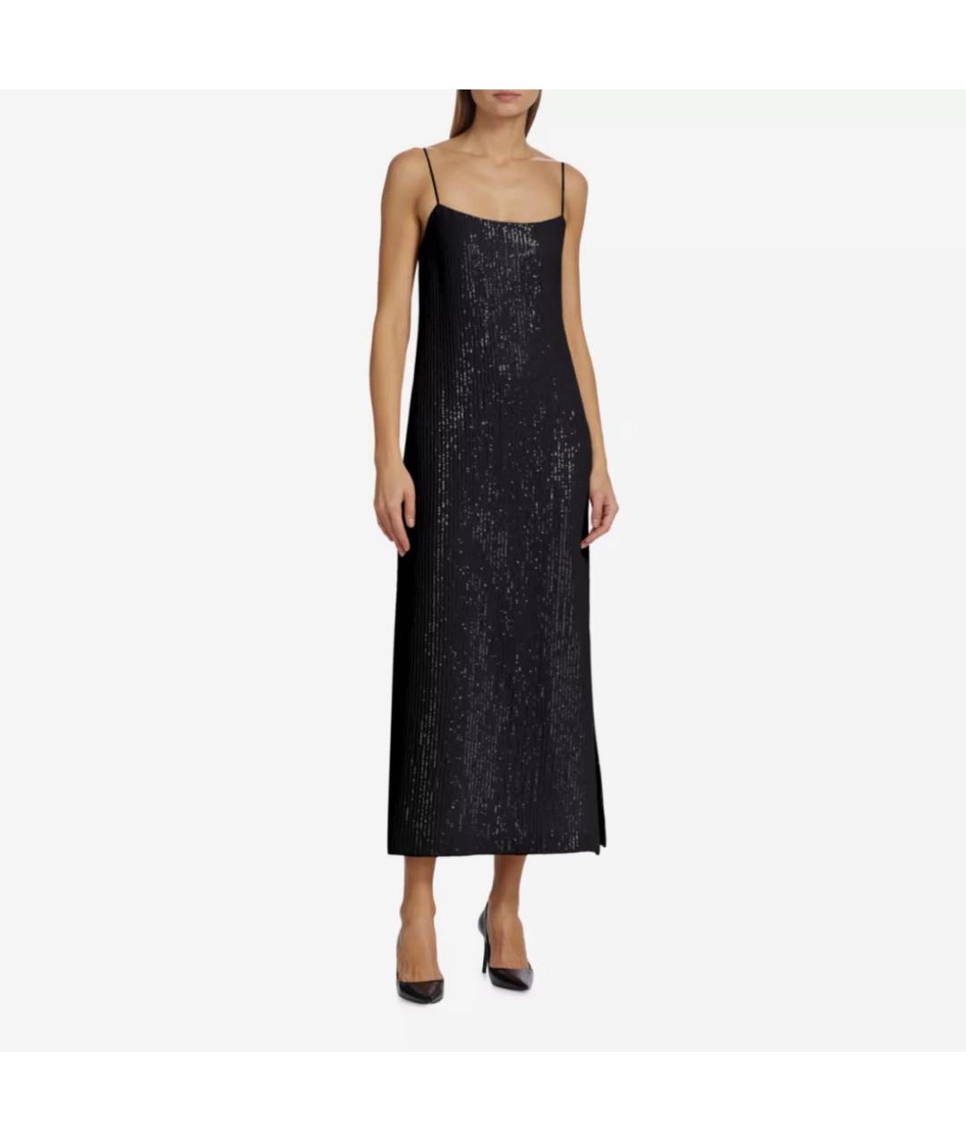 MAX MARA Черное вискозное вечернее платье, фото 3