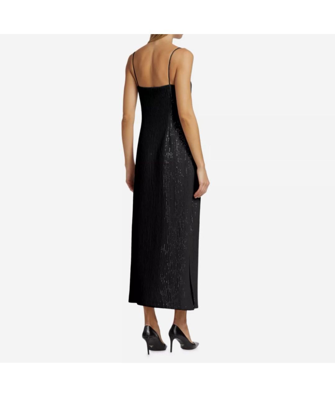 MAX MARA Черное вискозное вечернее платье, фото 5
