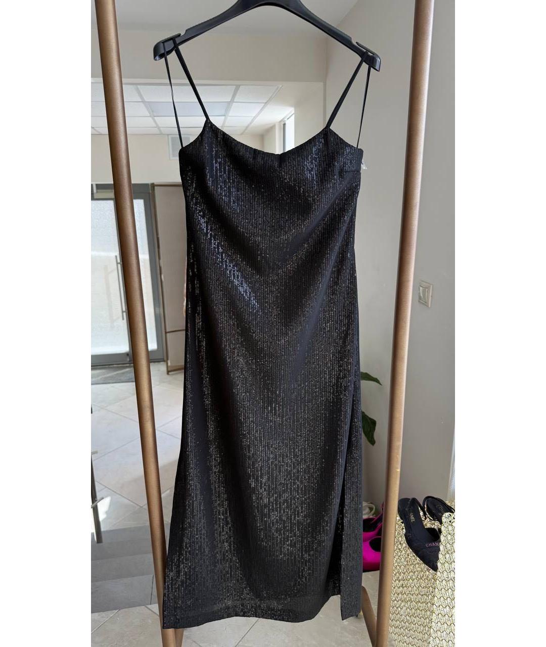 MAX MARA Черное вискозное вечернее платье, фото 6